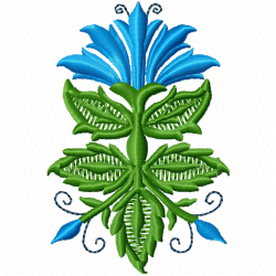 Flowers And Tree Embroidery Design 4 Flowers And Tree Embroidery Design 4